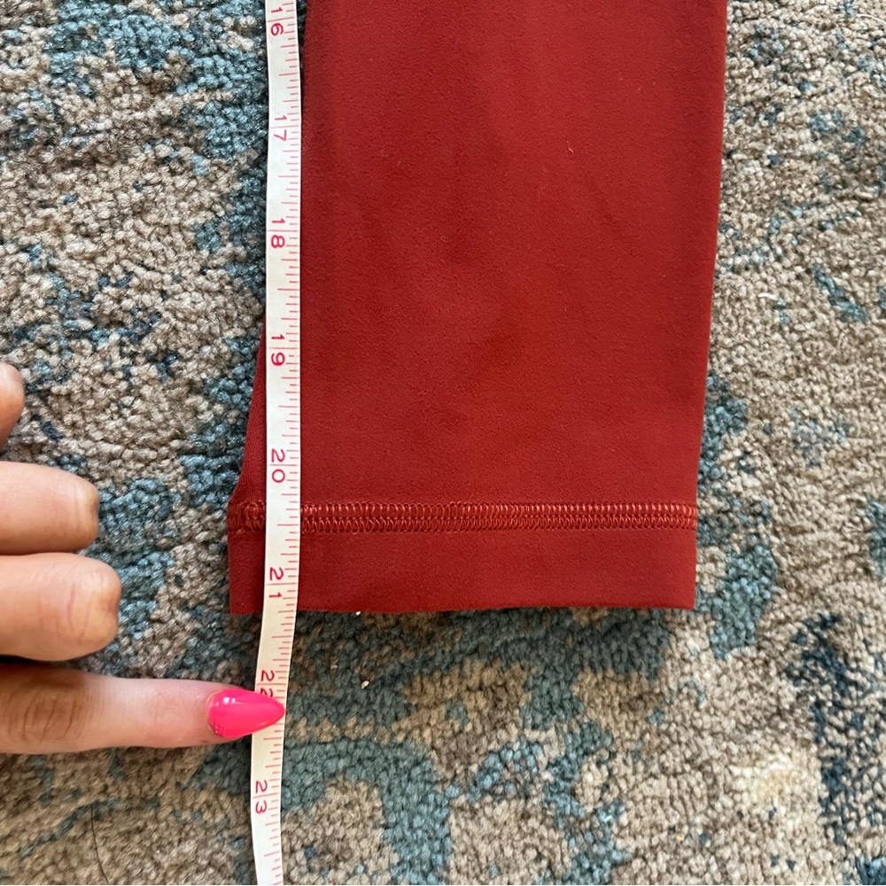 Lululemon Rust Orange Align Legging Size 6 With 2… - image 6